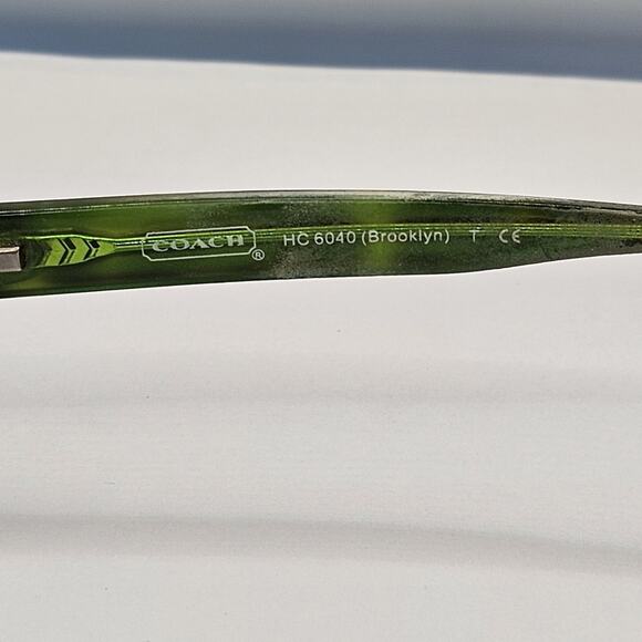 Coach Eyeglasses Frames Only HC 6040 (Brooklyn) Green main image 7